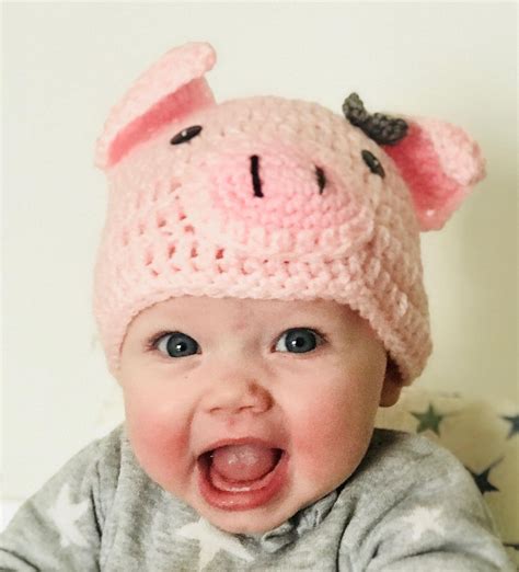 Baby Pig Crochet Baby Outfit Pig Outfit Crochet Photo Prop - Etsy