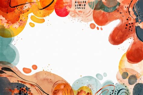 Free Vector | Watercolor abstract shapes background