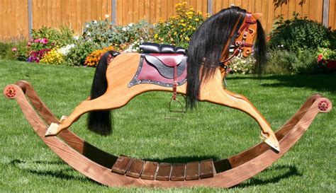 Victorian Rocking Horse Woodworking Plan - Forest Street Designs