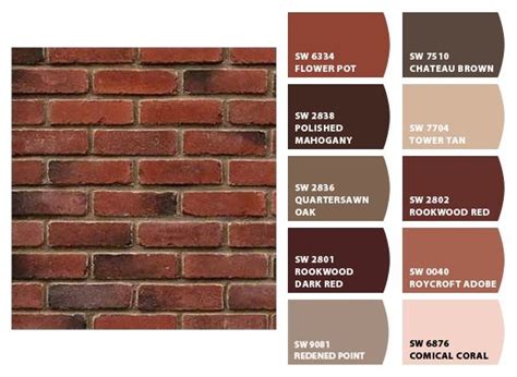 Paint colors that go with red brick | Brick house exterior colors, Red brick house exterior, Red ...