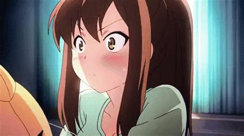 Anime Girl GIF - Anime Girl Blush - Discover & Share GIFs