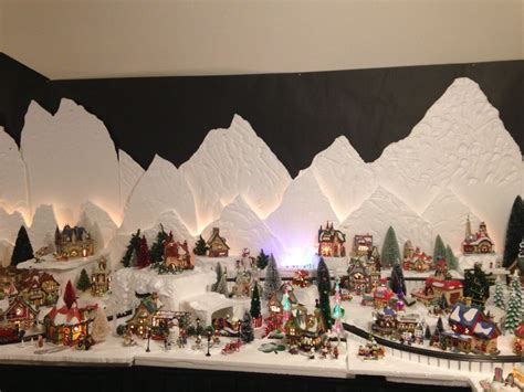 92+ Mountain Background For Christmas Village - MyWeb