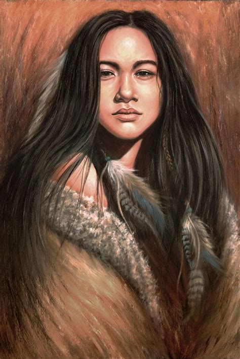 Pencil Drawing Native American