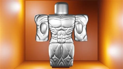 R6 Muscular Roblox Morph 3D model | CGTrader