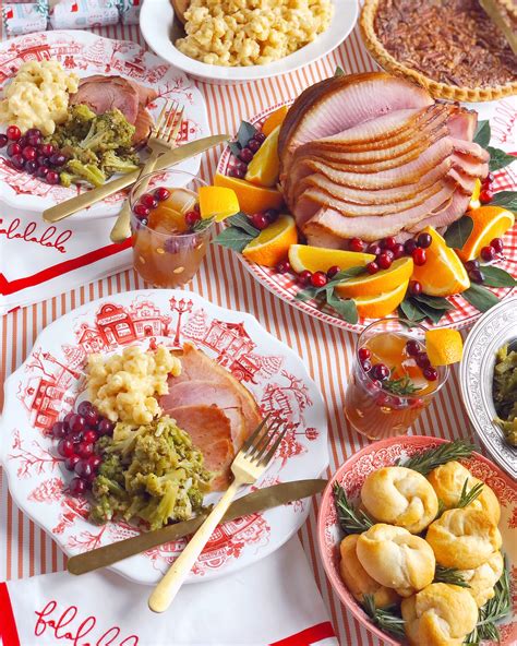 Christmas Ham Dinner Menu Ideas 2023 Latest Perfect Popular Incredible | Christmas Greetings ...