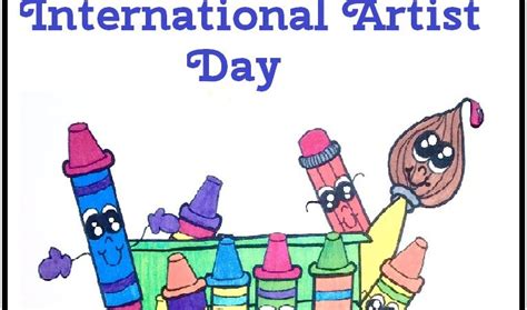 Fun art for kids on International Artist Day - You're so creative