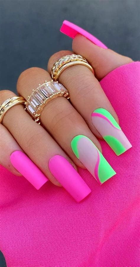 Summer nails neon – Artofit