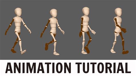 Animating A Walk Cycle | Tutorial [CC] - YouTube