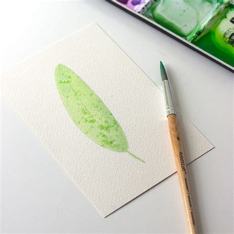 Watercolor Feather Tutorial at PaintingValley.com | Explore collection of Watercolor Feather ...