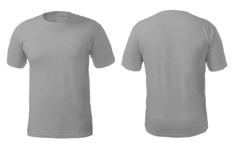 Blank Grey T Shirts Front And Back Stock Photos, Pictures & Royalty-Free Images - iStock