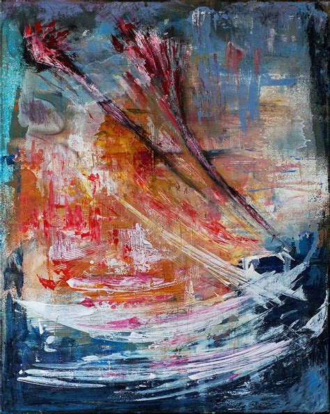 Modern Abstract Artwork. Acrylic & Oil O, Painting by Retne | Artmajeur