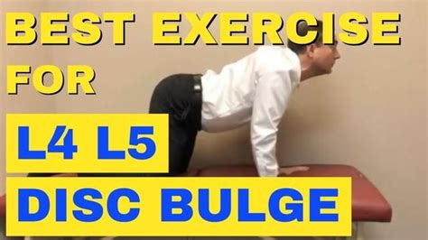 Best Exercise For Bulging Disc Lower Back - Exercise Poster