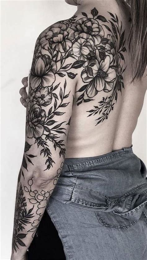 45 Gorgeous And Stunning Sleeve Floral Tattoo To Make You Stylish | Women Fashion Lifestyle Blog ...