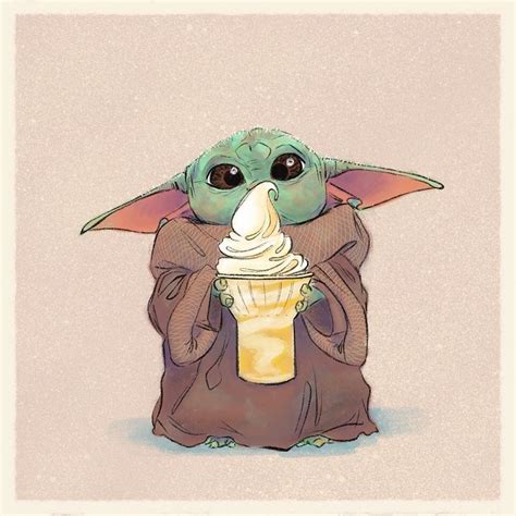 Cute Baby Yoda Drawings Wallpapers - Wallpaper Cave