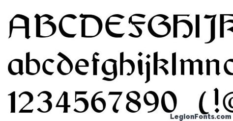 Gaelic Font Download Free / LegionFonts