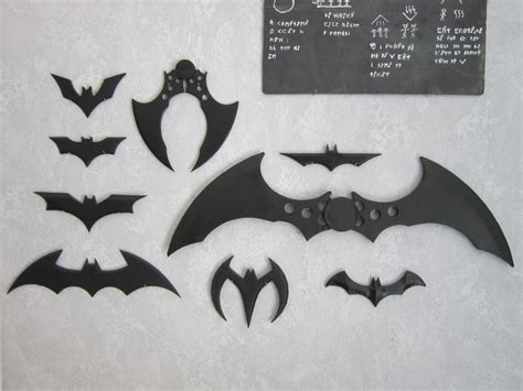 Batarang Collection (3D print) by vahki6 on DeviantArt