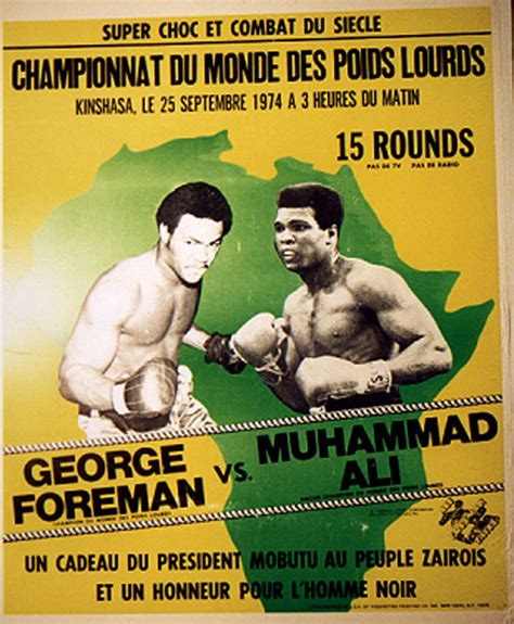 Ali vs Foreman Rumble in the Jungle Poster - ProBoxing-Fans.com