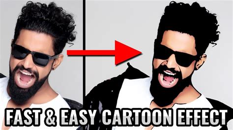 How to Cartoon Yourself in Photoshop - Fast & Easy Tutorial - YouTube