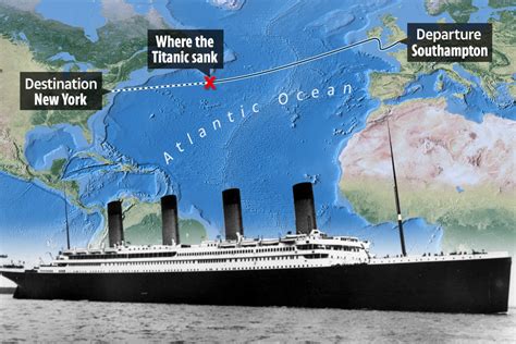 How to find where Titanic hit iceberg on Google Maps – exact coordinates revealed