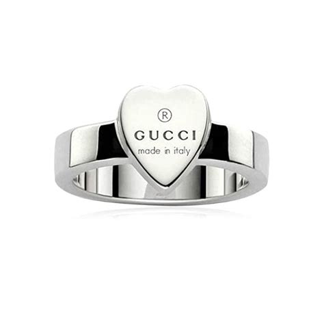 Gucci Trademark Heart Ring SIZE 15