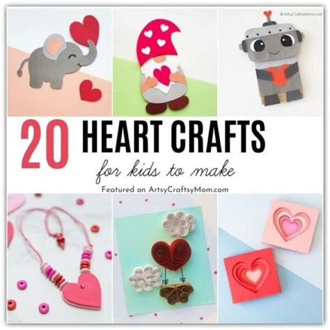 20 Beautiful Heart Crafts for Valentine's Day