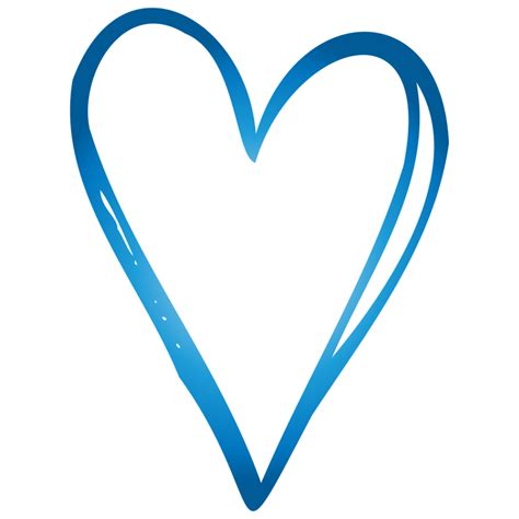 Blue heart png free image png