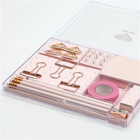 Rose Gold Stationery Set, Books & Stationery, Stationery on Carousell