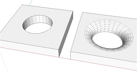 Chamfer or Fillet a hole in an object - SketchUp - SketchUp Community