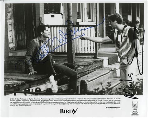 Birdy Movie Cast - Autographed Signed Photograph co-signed by: Nicolas Cage, Matthew Modine ...