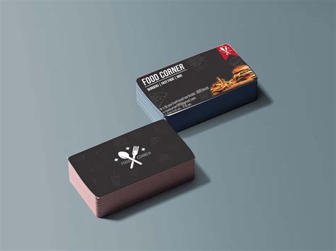 Food Business Card on Behance