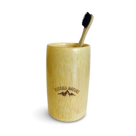 Bamboo Toothbrush Holder – Rugged Nature – Eco Navigator