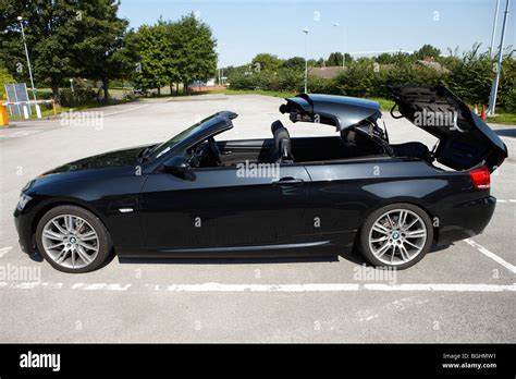 Black BMW Convertible Stock Photo - Alamy