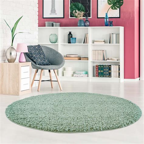 Round rugs - Pastel (mint) - Round rug 200 cm