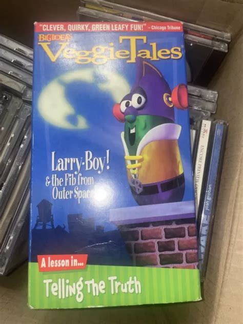 VEGGIETALES LARRYBOY FIB from Outer Space VHS Video Tape $9.33 - PicClick CA