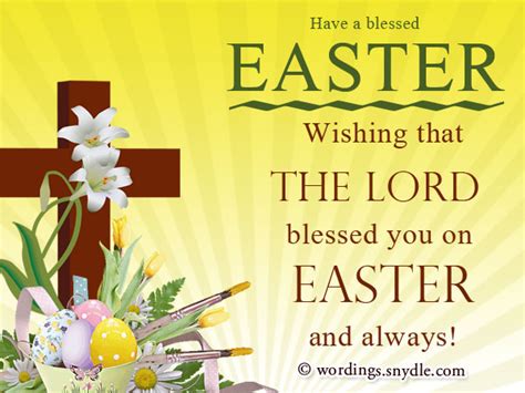 Religious Easter Messages and Christian Easter Wishes – Wordings and Messages