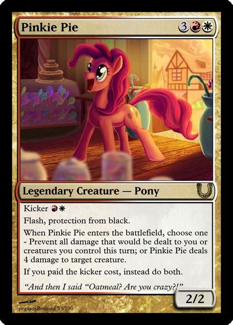 MLP_FiM_MTG - Pinkie Pie by pegasusBrohoof on DeviantArt