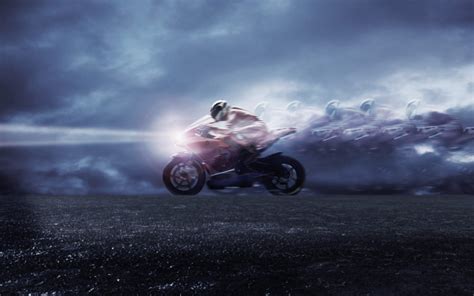 Hintergrundbilder : Motorrad, Fahrzeug, Bewegungsunschärfe, Wolke, Dunkelheit, Bildschirmfoto ...