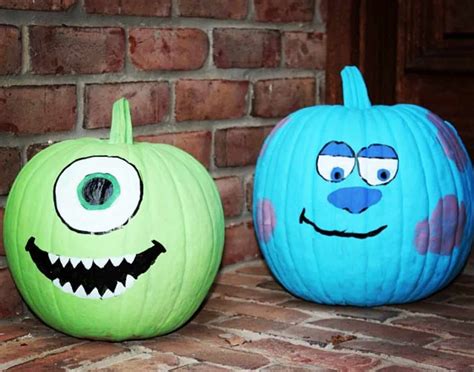 Disney Painted Pumpkins: Over 65 Easy No-Carve Pumpkin Ideas