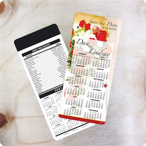 Custom Calendar with Magnetic Strip - Custom To Your Brand