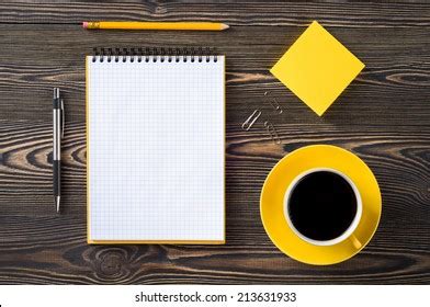 Office Table Top View Stock Photo 213631933 | Shutterstock