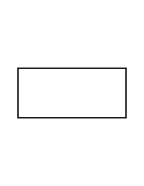 Flashcard of a Rectangle | ClipArt ETC