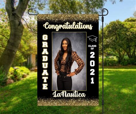 Senior Class of 2023 Banner. Graduation Senior Garden Flag - Etsy | Backyard graduation party ...