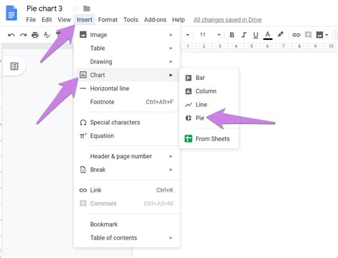 How to Put Pie Chart in Google Docs and 9 Ways to Customize It