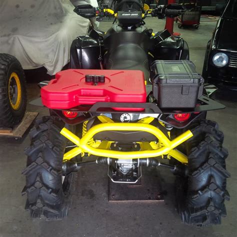 Can Am Renegade XMR Rear Rack with locked and water proof storage | Can-Am ATV Forum