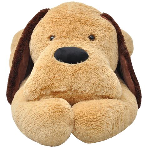 Dog Cuddly Toy Plush Brown 160 cm