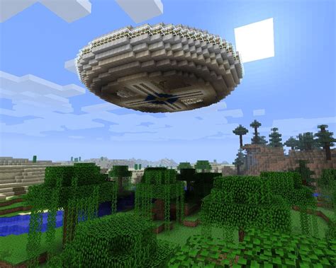 UFO spaceship Minecraft Map