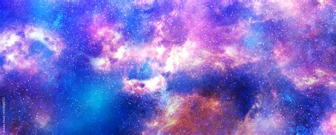 Nebula and galaxies in space. Abstract cosmos background Banner Texture Background Wallpaper in ...