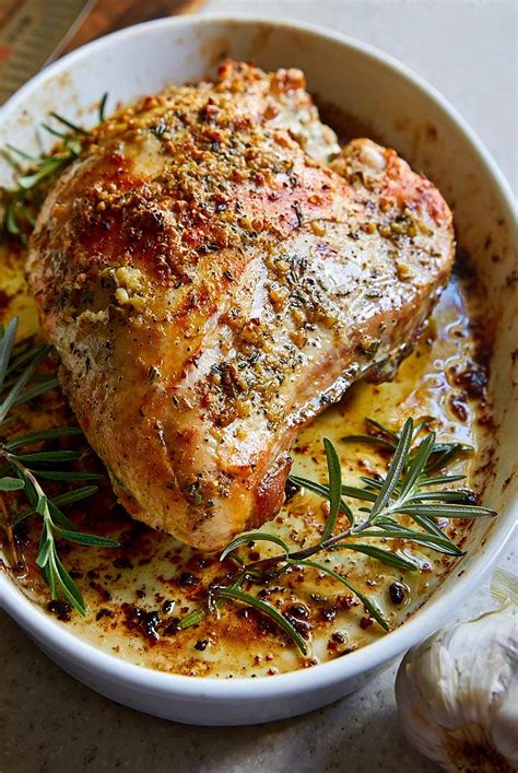 roasted turkey breast with herbs