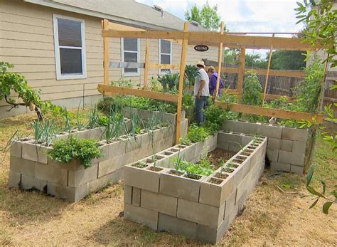 How To Build A Cinder Block Raised Garden Bed