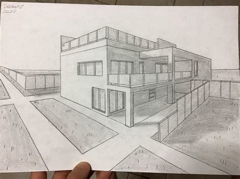 Modern House Drawing